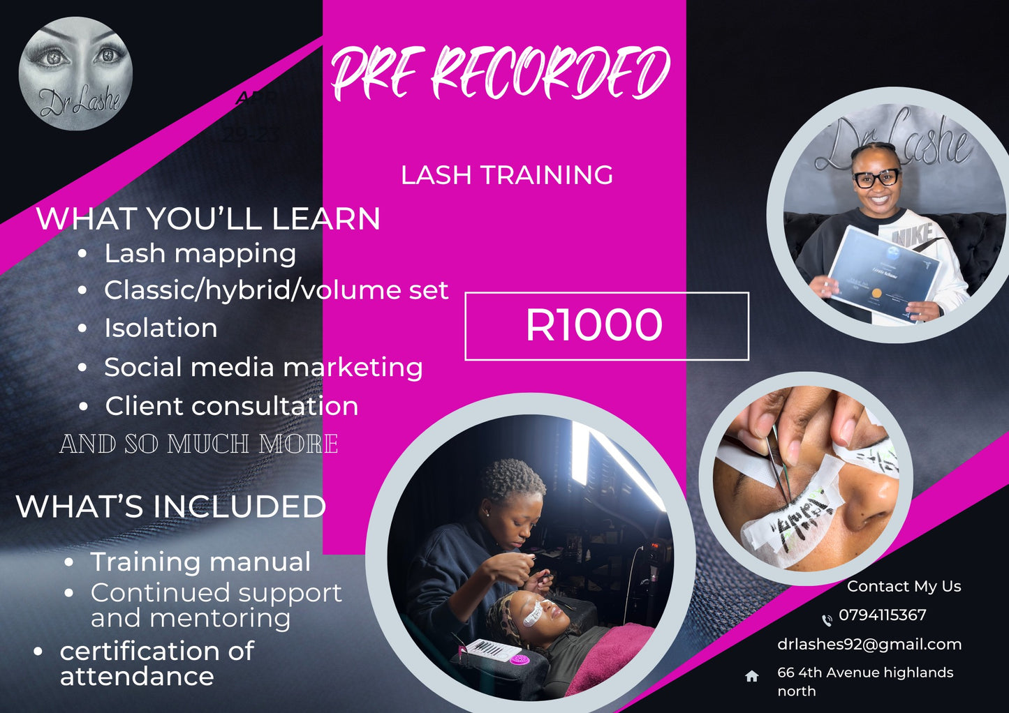 eyelash beginner training course