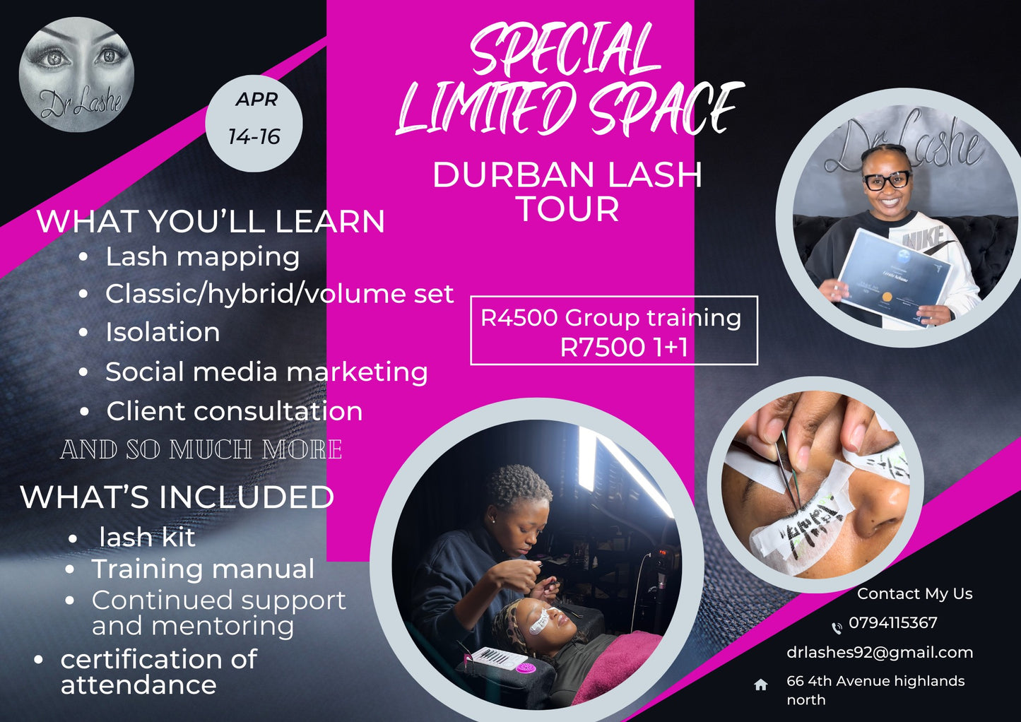 durban lash trainig