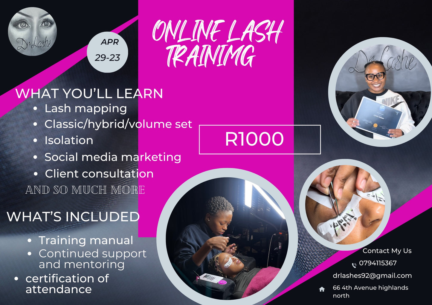 eyelash beginner training course